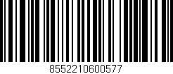 Código de barras (EAN, GTIN, SKU, ISBN): '8552210600577'