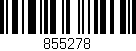 Código de barras (EAN, GTIN, SKU, ISBN): '855278'