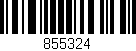 Código de barras (EAN, GTIN, SKU, ISBN): '855324'