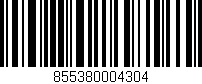 Código de barras (EAN, GTIN, SKU, ISBN): '855380004304'