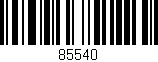 Código de barras (EAN, GTIN, SKU, ISBN): '85540'