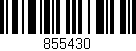 Código de barras (EAN, GTIN, SKU, ISBN): '855430'