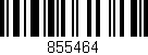Código de barras (EAN, GTIN, SKU, ISBN): '855464'