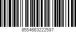 Código de barras (EAN, GTIN, SKU, ISBN): '8554663222597'