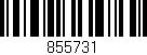Código de barras (EAN, GTIN, SKU, ISBN): '855731'