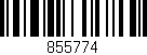 Código de barras (EAN, GTIN, SKU, ISBN): '855774'