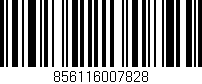 Código de barras (EAN, GTIN, SKU, ISBN): '856116007828'