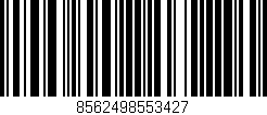 Código de barras (EAN, GTIN, SKU, ISBN): '8562498553427'