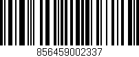 Código de barras (EAN, GTIN, SKU, ISBN): '856459002337'