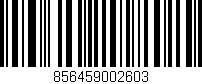 Código de barras (EAN, GTIN, SKU, ISBN): '856459002603'