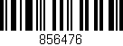 Código de barras (EAN, GTIN, SKU, ISBN): '856476'