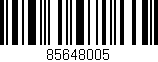 Código de barras (EAN, GTIN, SKU, ISBN): '85648005'