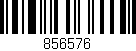 Código de barras (EAN, GTIN, SKU, ISBN): '856576'