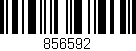 Código de barras (EAN, GTIN, SKU, ISBN): '856592'