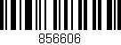 Código de barras (EAN, GTIN, SKU, ISBN): '856606'