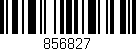 Código de barras (EAN, GTIN, SKU, ISBN): '856827'