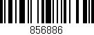 Código de barras (EAN, GTIN, SKU, ISBN): '856886'