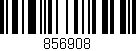 Código de barras (EAN, GTIN, SKU, ISBN): '856908'