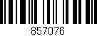 Código de barras (EAN, GTIN, SKU, ISBN): '857076'