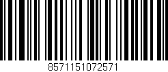 Código de barras (EAN, GTIN, SKU, ISBN): '8571151072571'