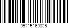 Código de barras (EAN, GTIN, SKU, ISBN): '85715163035'