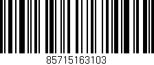 Código de barras (EAN, GTIN, SKU, ISBN): '85715163103'