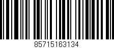 Código de barras (EAN, GTIN, SKU, ISBN): '85715163134'