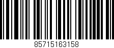 Código de barras (EAN, GTIN, SKU, ISBN): '85715163158'