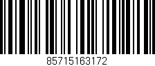 Código de barras (EAN, GTIN, SKU, ISBN): '85715163172'