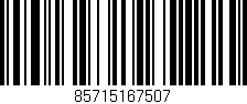 Código de barras (EAN, GTIN, SKU, ISBN): '85715167507'