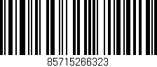 Código de barras (EAN, GTIN, SKU, ISBN): '85715266323'
