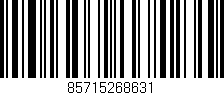 Código de barras (EAN, GTIN, SKU, ISBN): '85715268631'