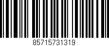 Código de barras (EAN, GTIN, SKU, ISBN): '85715731319'