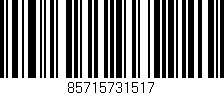 Código de barras (EAN, GTIN, SKU, ISBN): '85715731517'