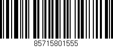 Código de barras (EAN, GTIN, SKU, ISBN): '85715801555'