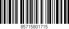 Código de barras (EAN, GTIN, SKU, ISBN): '85715801715'
