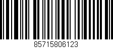 Código de barras (EAN, GTIN, SKU, ISBN): '85715806123'