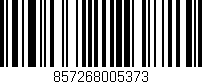 Código de barras (EAN, GTIN, SKU, ISBN): '857268005373'