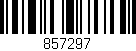 Código de barras (EAN, GTIN, SKU, ISBN): '857297'