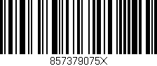 Código de barras (EAN, GTIN, SKU, ISBN): '857379075X'