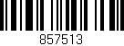 Código de barras (EAN, GTIN, SKU, ISBN): '857513'
