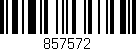 Código de barras (EAN, GTIN, SKU, ISBN): '857572'
