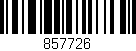 Código de barras (EAN, GTIN, SKU, ISBN): '857726'