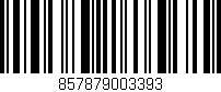 Código de barras (EAN, GTIN, SKU, ISBN): '857879003393'