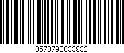 Código de barras (EAN, GTIN, SKU, ISBN): '8578790033932'