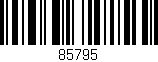Código de barras (EAN, GTIN, SKU, ISBN): '85795'