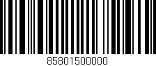 Código de barras (EAN, GTIN, SKU, ISBN): '85801500000'
