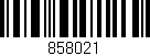Código de barras (EAN, GTIN, SKU, ISBN): '858021'