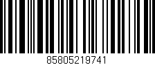 Código de barras (EAN, GTIN, SKU, ISBN): '85805219741'