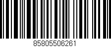 Código de barras (EAN, GTIN, SKU, ISBN): '85805506261'